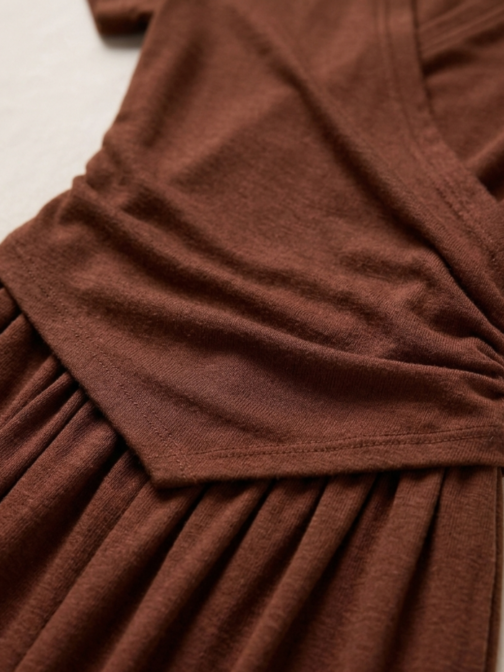 Stretchable Wrap Top & Flow Pants Co-Ord Set