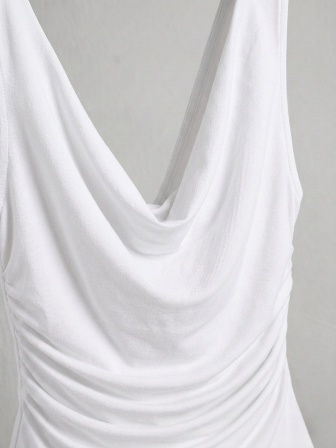Stretchable Draped Crop Top