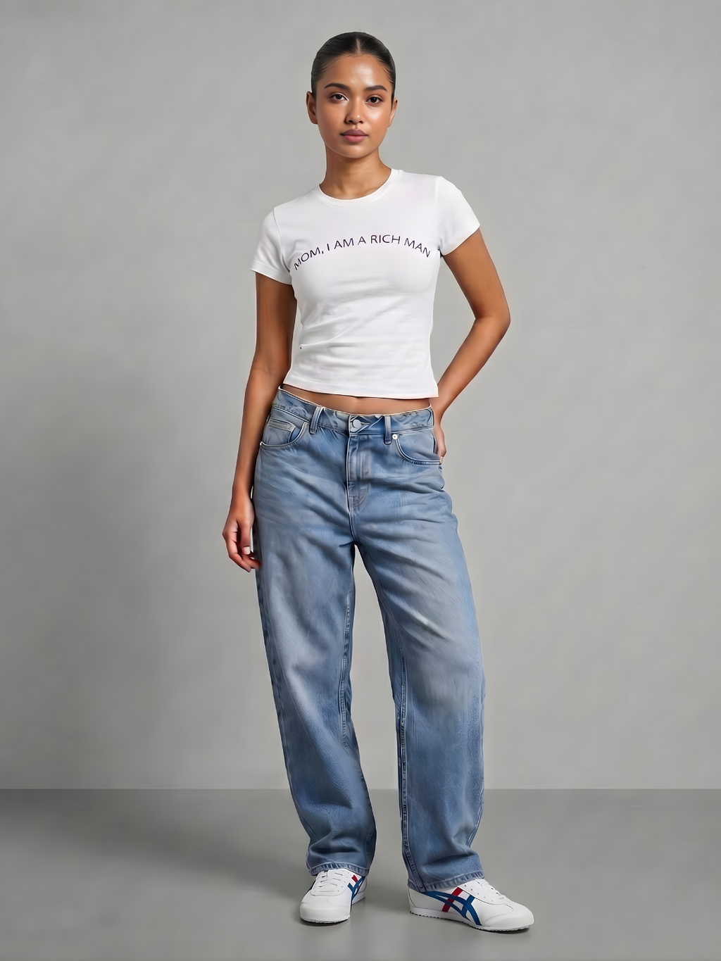 180 GSM Cotton Lycra Slogan Tee