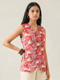 Pure Cotton Printed Waistcoat