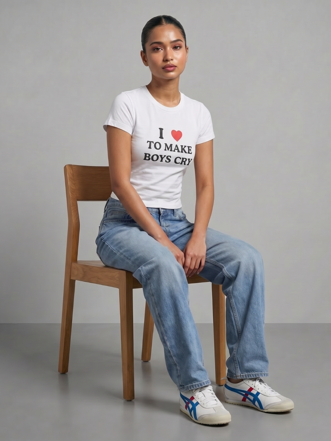 180 GSM Cotton Lycra Slogan Tee
