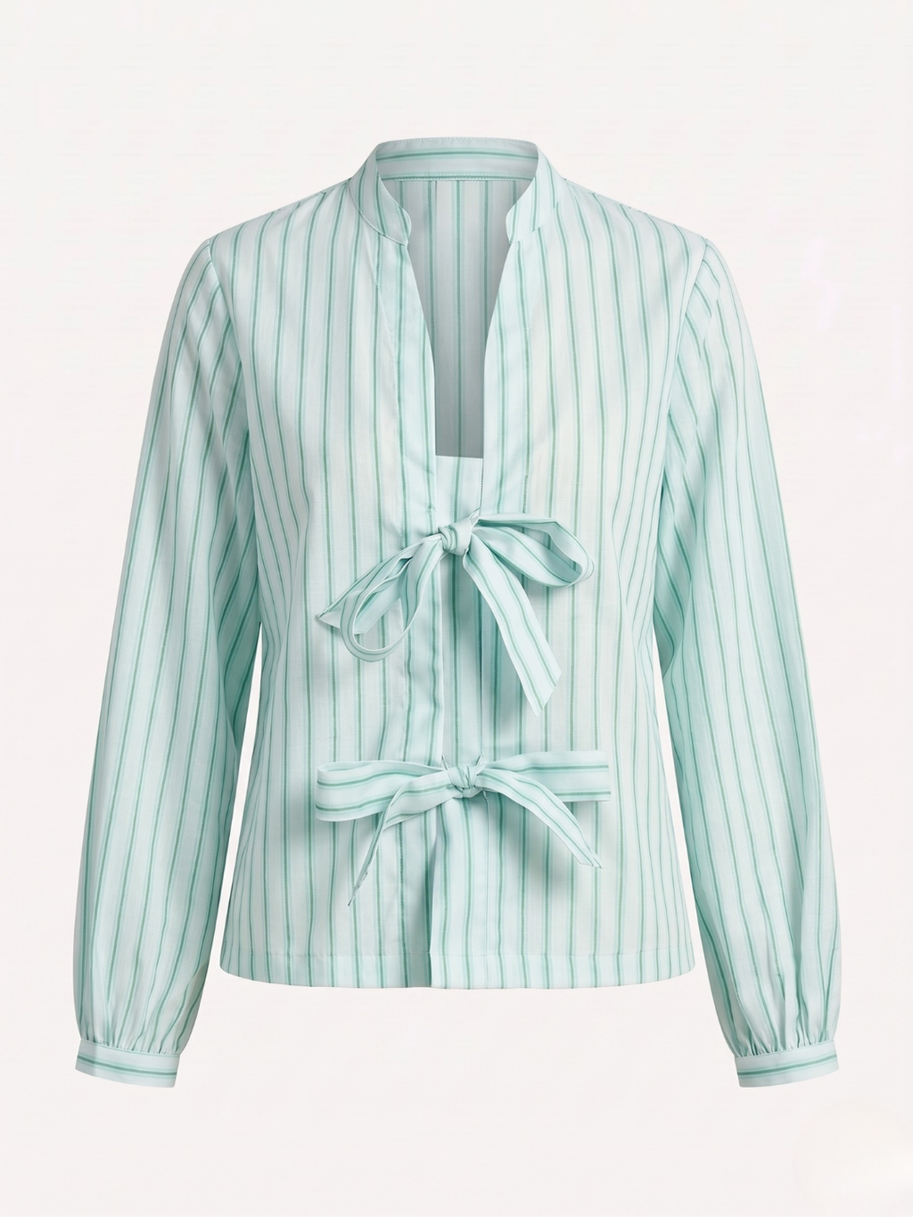 Pure Linen Front Tie-up Top