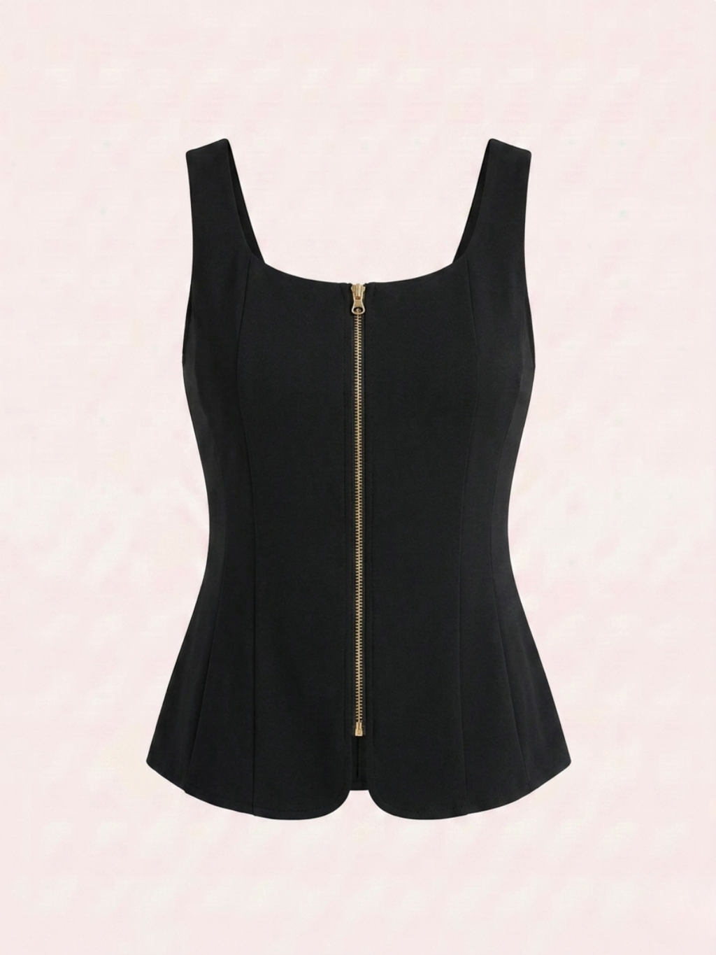 Stretchable Zip-Up Waistcoat