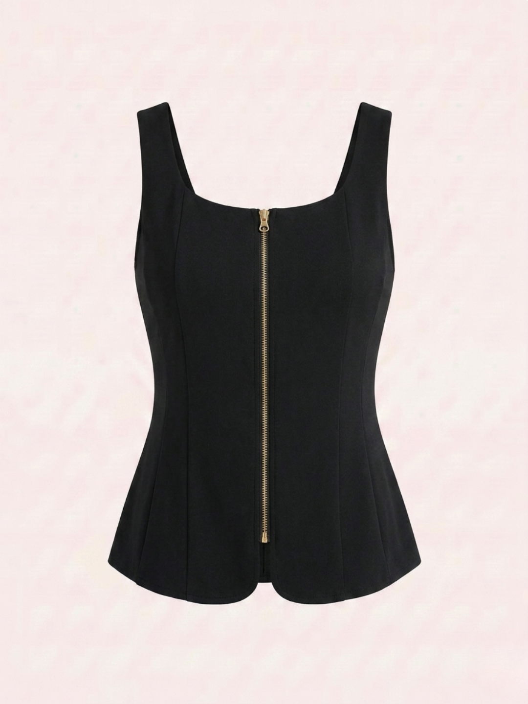 Stretchable Zip-Up Waistcoat