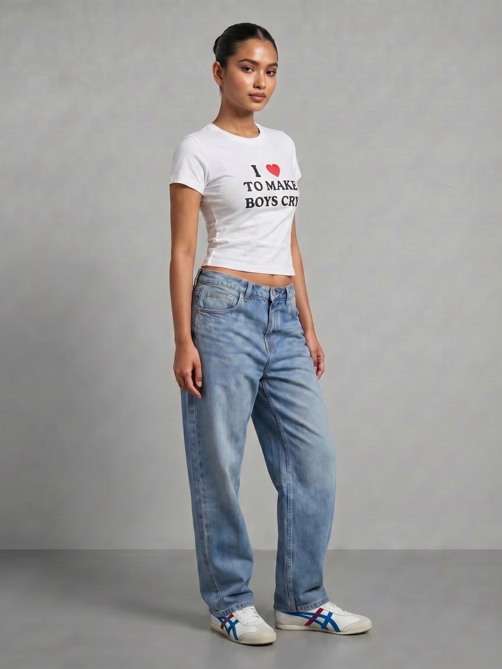 180 GSM Cotton Lycra Slogan Tee