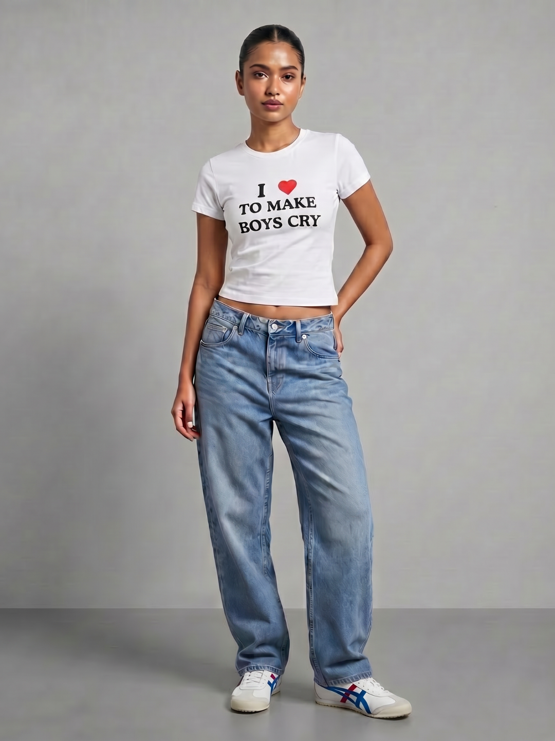 180 GSM Cotton Lycra Slogan Tee