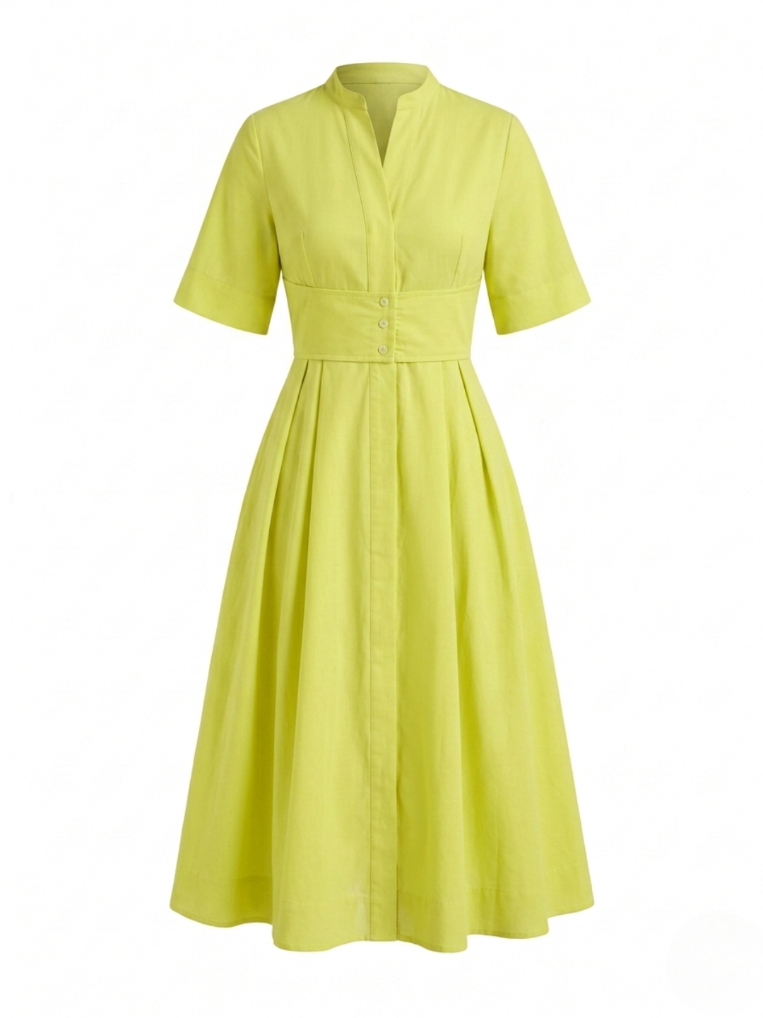 Panelled Corset Midi Dress