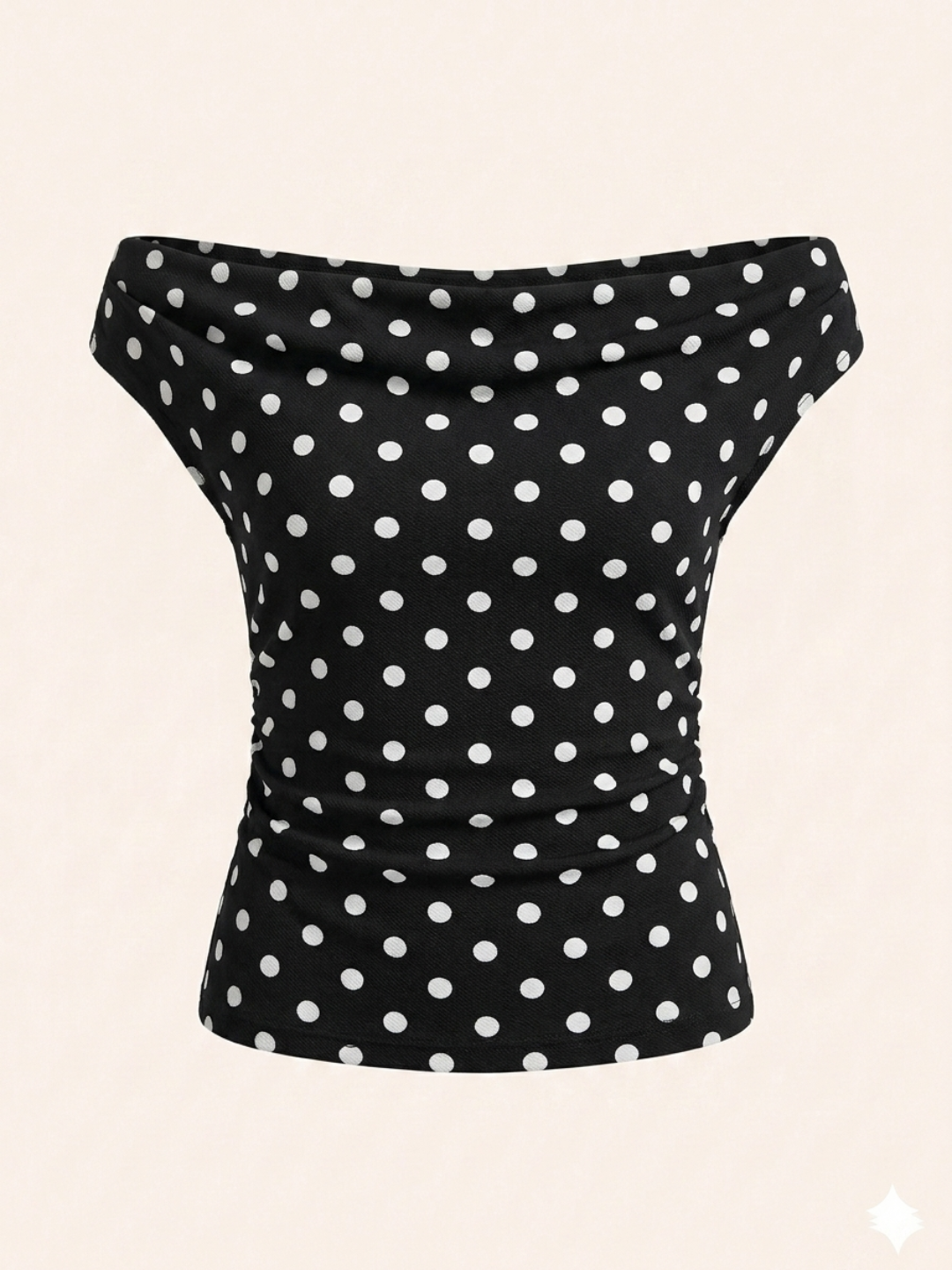 Stretchable Draped Crop Top