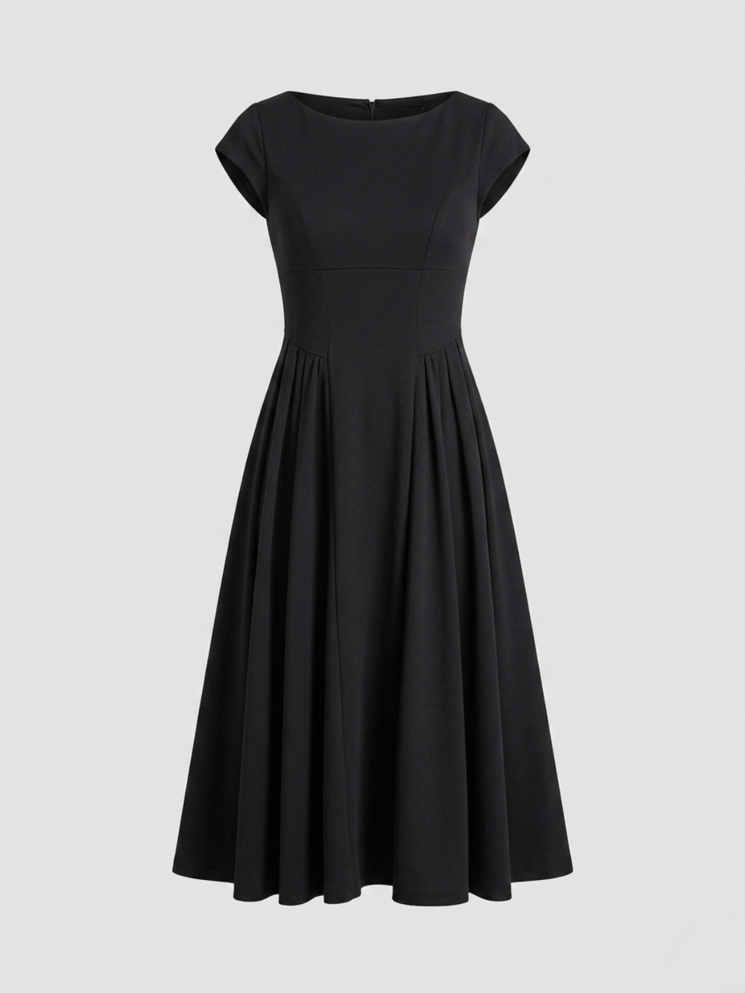 Stretchable Backless Midi Dress