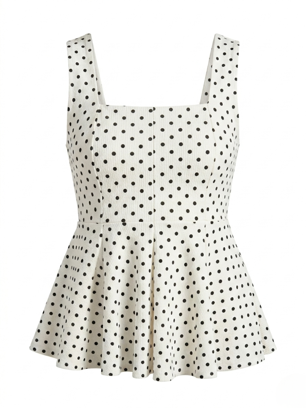 Stretchable Panelled Peplum Top