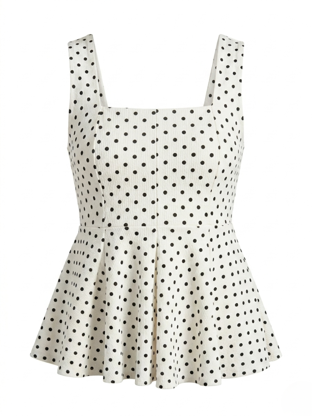 Stretchable Panelled Peplum Top