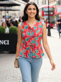Pure Cotton Top with Tie-Up Detailing