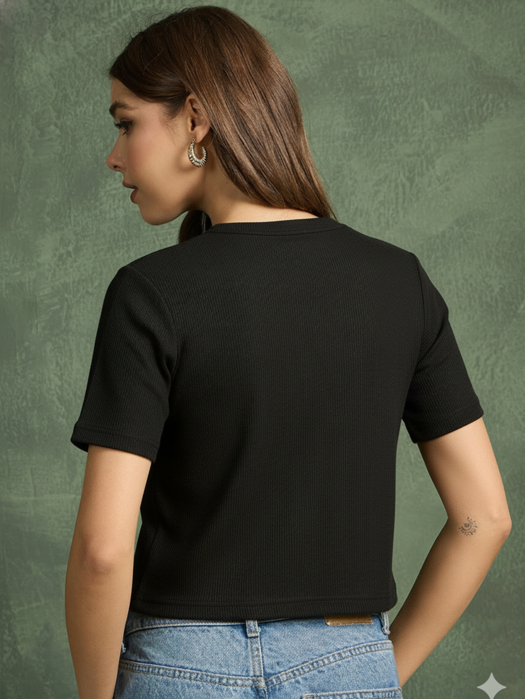 Stretchable Buttoned Waistcoat Top