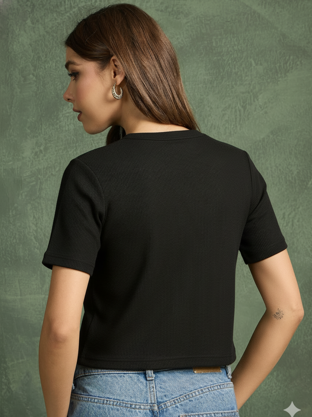 Stretchable Buttoned Waistcoat Top