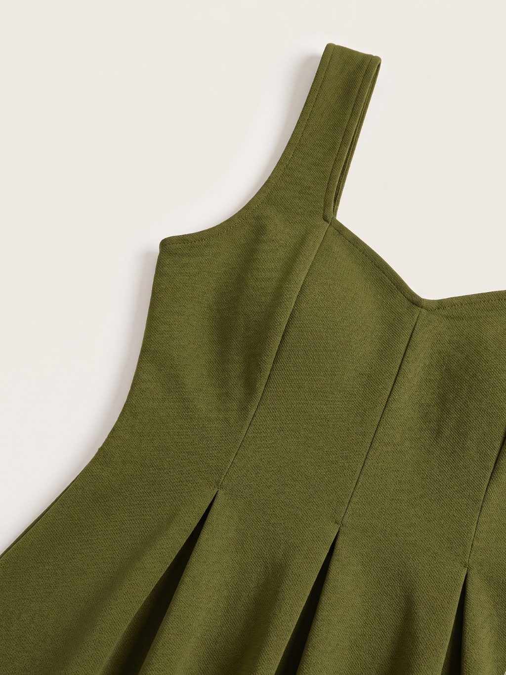 Stretchable Ribbed Peplum Top