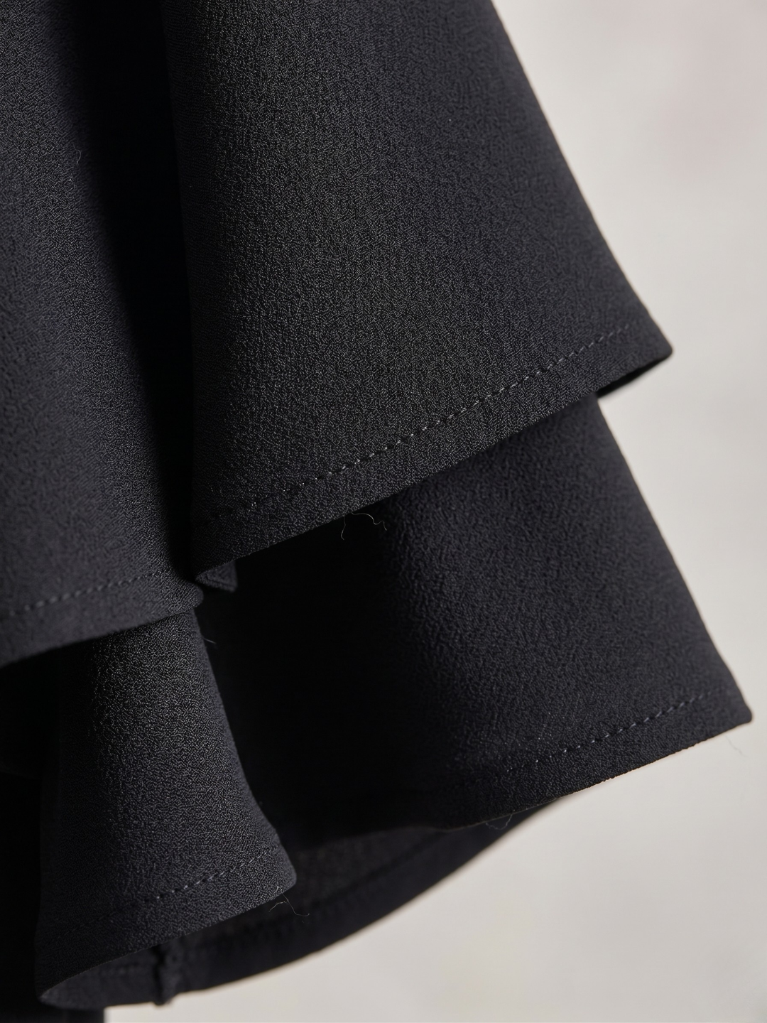 Stretchable Ruffled Sleeve Fit & Flare Dress