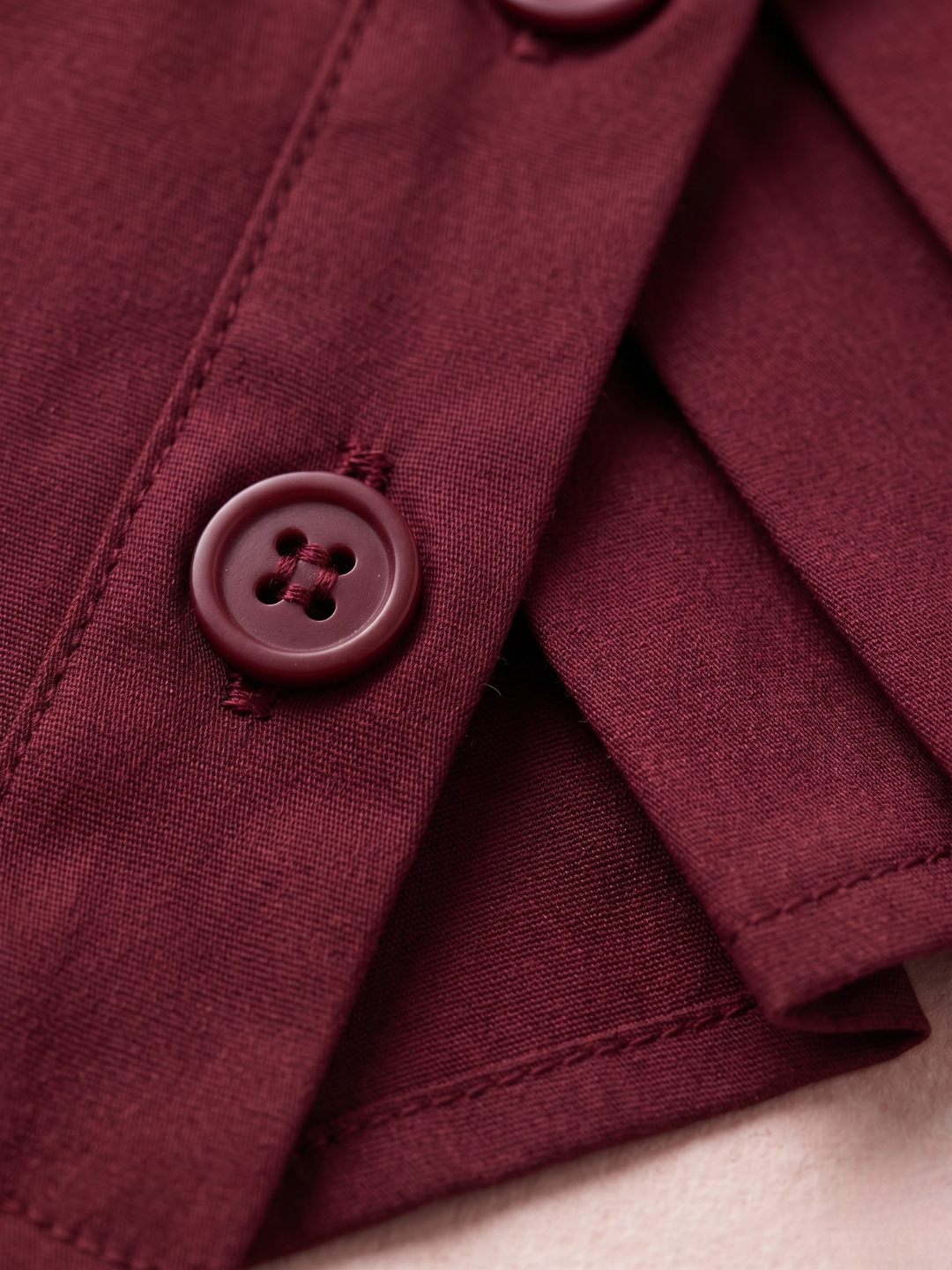 Puff Sleeve Pure Cotton Pleated Shirt