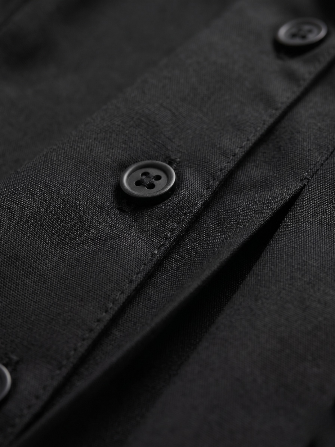 Puff Sleeve Pure Cotton Pleated Shirt