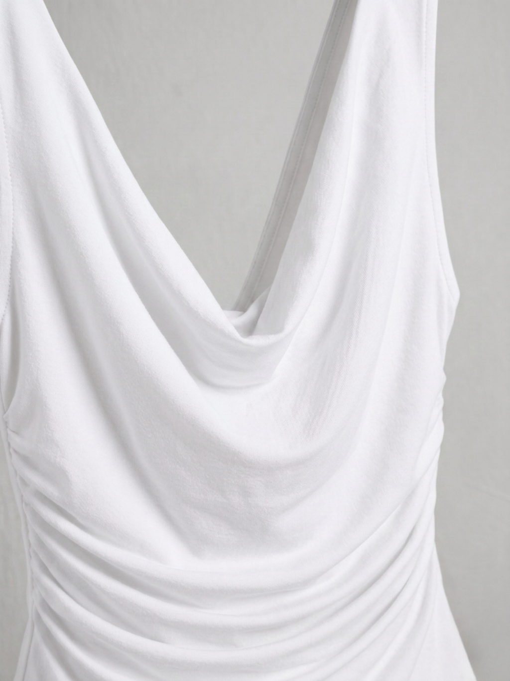 Stretchable Draped Crop Top