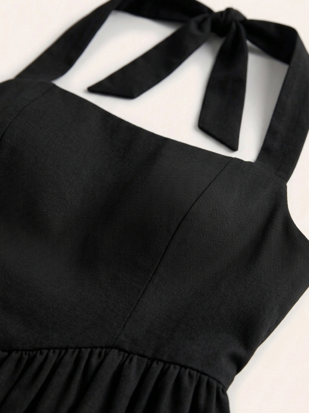 Stretchable Halter Neck Maxi Dress