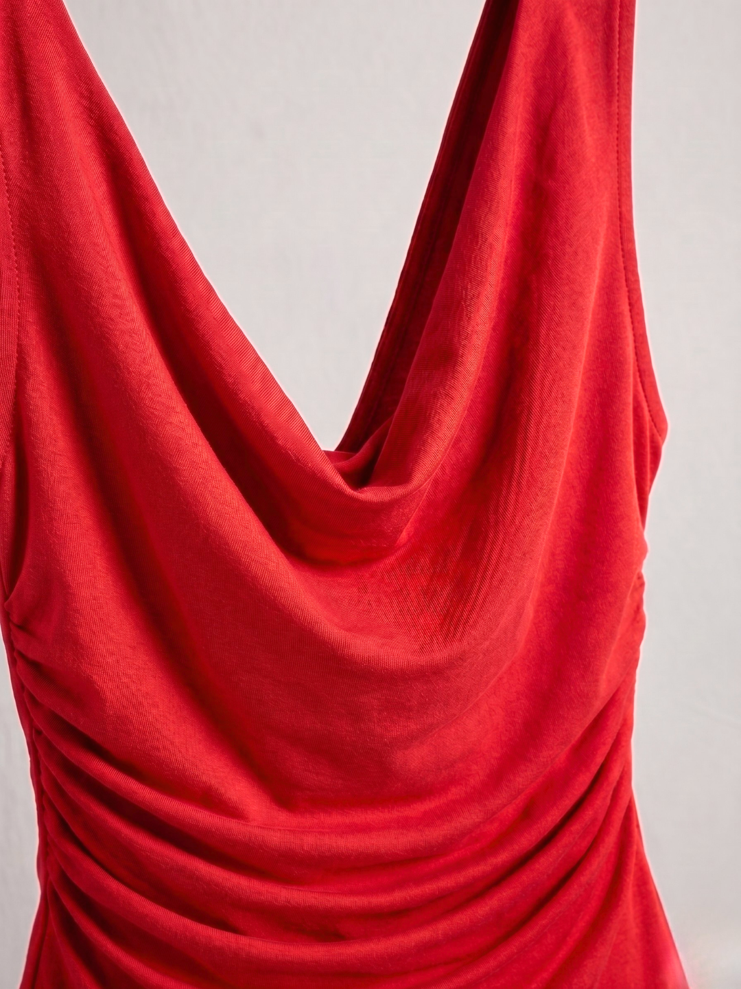 Stretchable Draped Crop Top