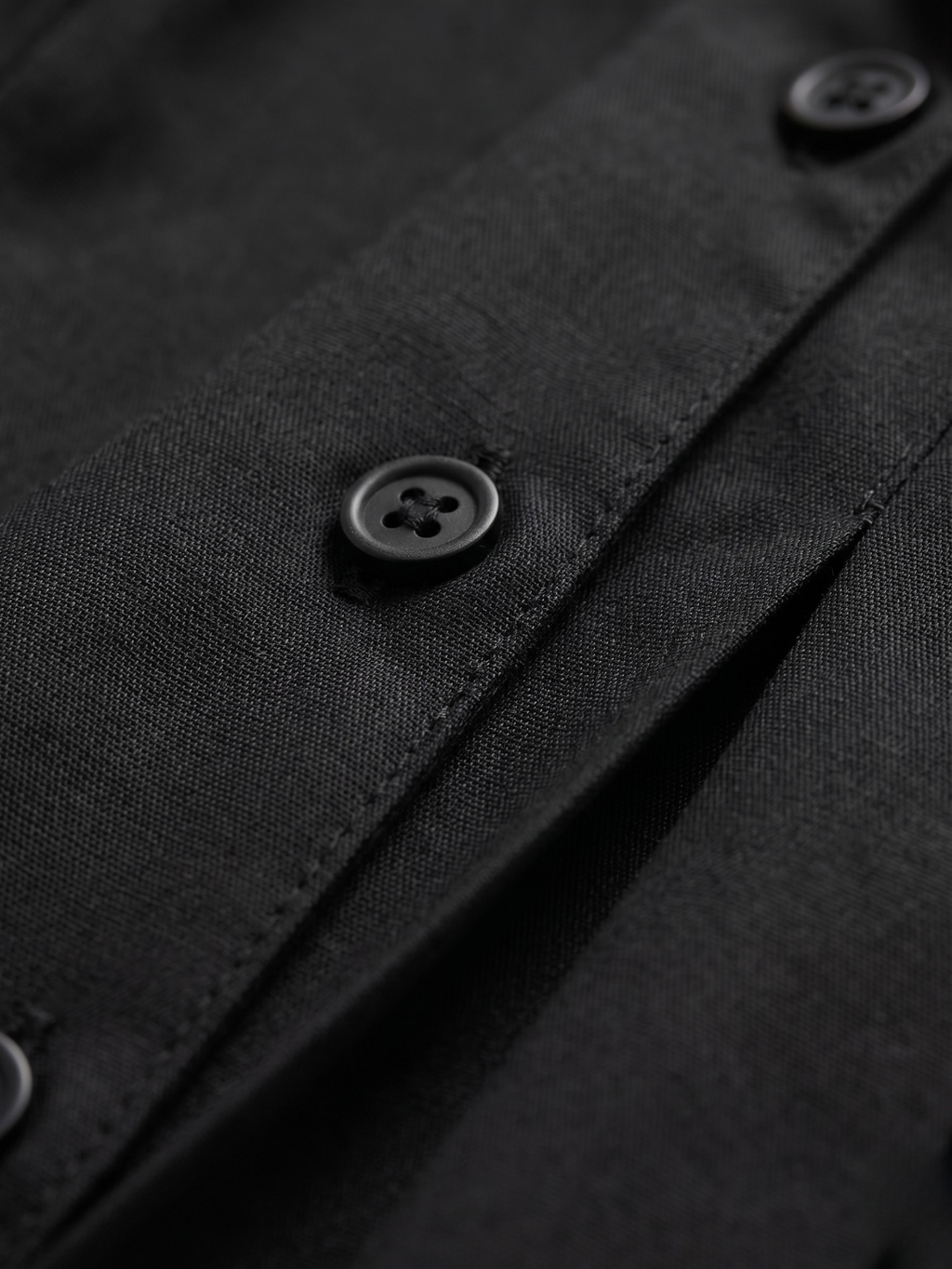 Puff Sleeve Pure Cotton Pleated Shirt