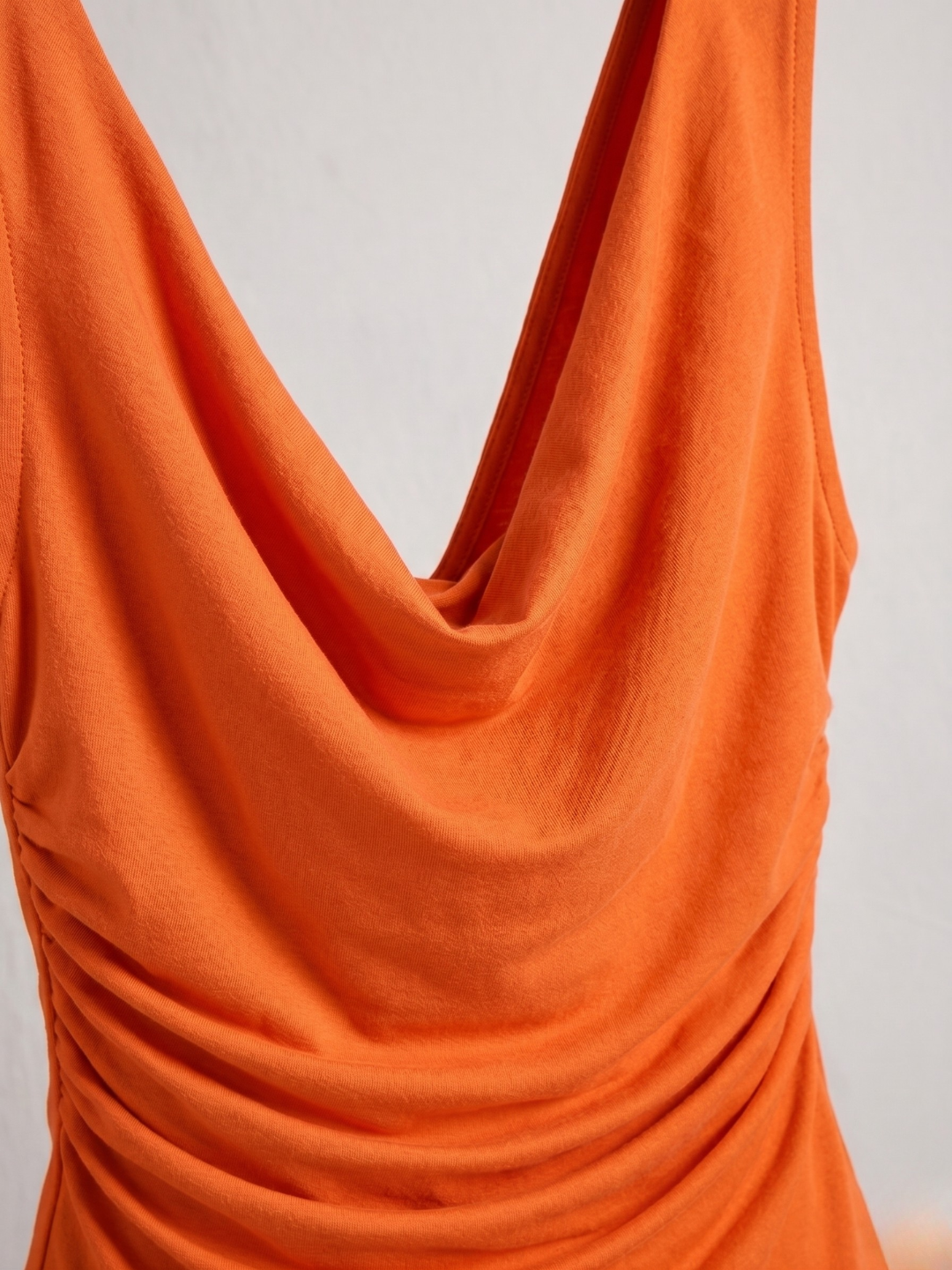 Stretchable Draped Crop Top