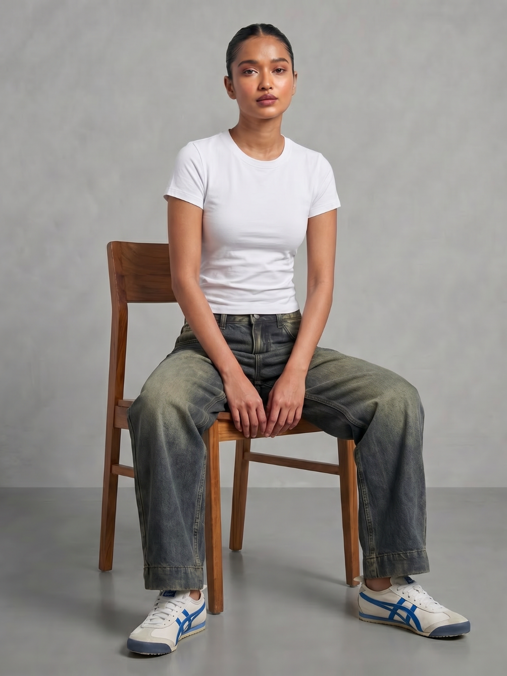 180 GSM Cotton Lycra Fitted Tee