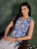 Pure Cotton Printed Waistcoat